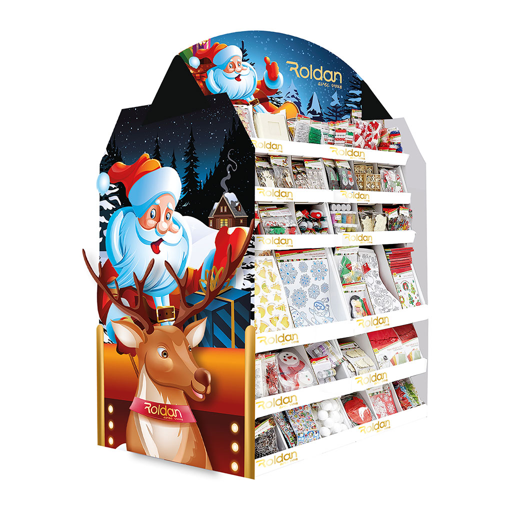 Lot De 4 Masques à Décorer Noël Pour Enfants - Motifs Bonhomme De Neige, Renne, Père Noël, Lutin, Activité Manuelle